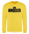 Sweatshirt Los Angeles since 1781 yellow фото