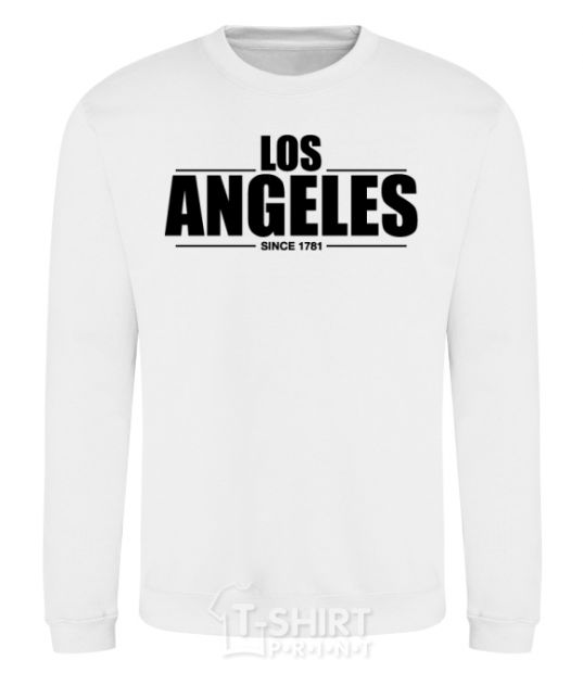 Sweatshirt Los Angeles since 1781 White фото