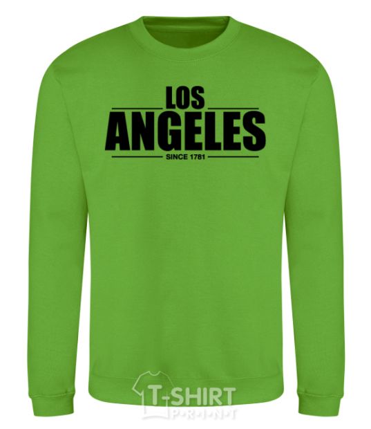 Sweatshirt Los Angeles since 1781 orchid-green фото