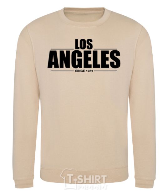 Sweatshirt Los Angeles since 1781 sand фото