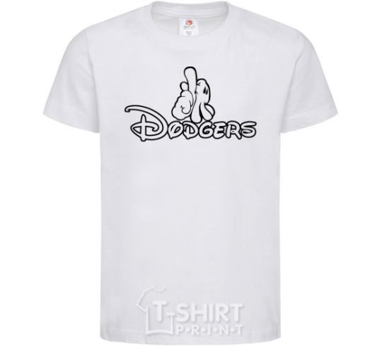 Kids T-shirt LA Dodgers White фото
