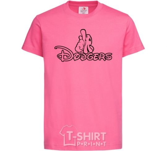 Kids T-shirt LA Dodgers heliconia фото