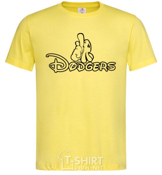 Мужская футболка LA Dodgers Лимонный фото