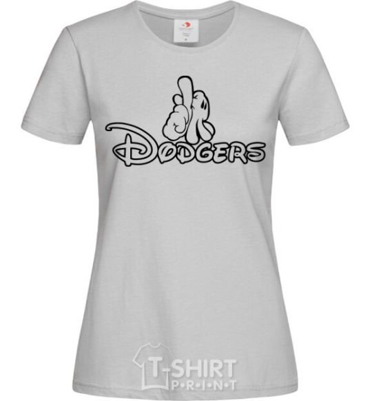 Women's T-shirt LA Dodgers grey фото