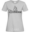 Женская футболка LA Dodgers Серый фото