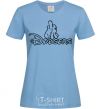 Women's T-shirt LA Dodgers sky-blue фото