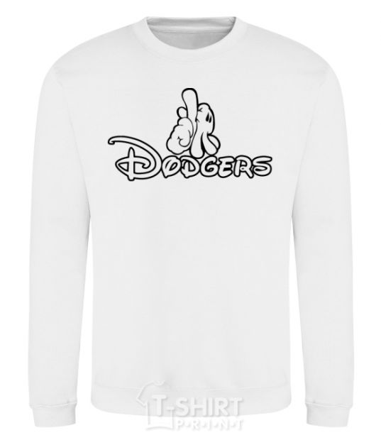 Sweatshirt LA Dodgers White фото
