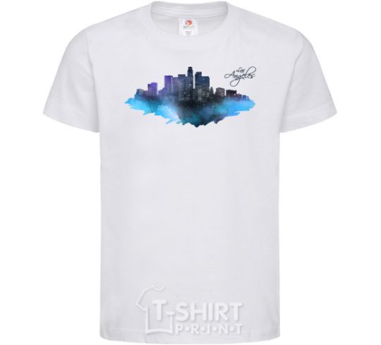 Kids T-shirt LA city White фото