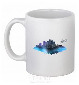 Ceramic mug LA White фото
