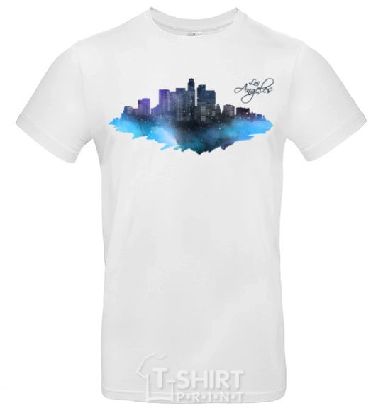 Мужская футболка LA city Белый фото