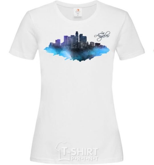 Women's T-shirt LA city White фото
