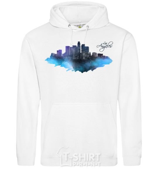 Men`s hoodie LA city White фото