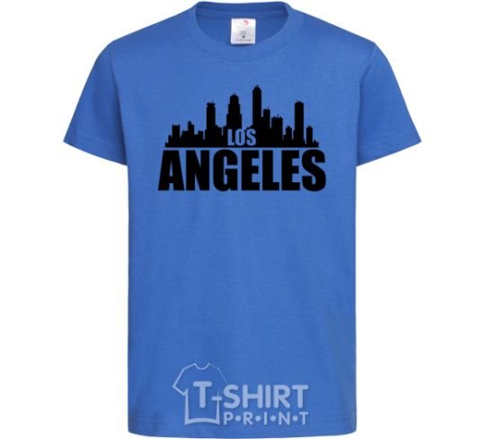 Kids T-shirt Los Angeles towers royal-blue фото