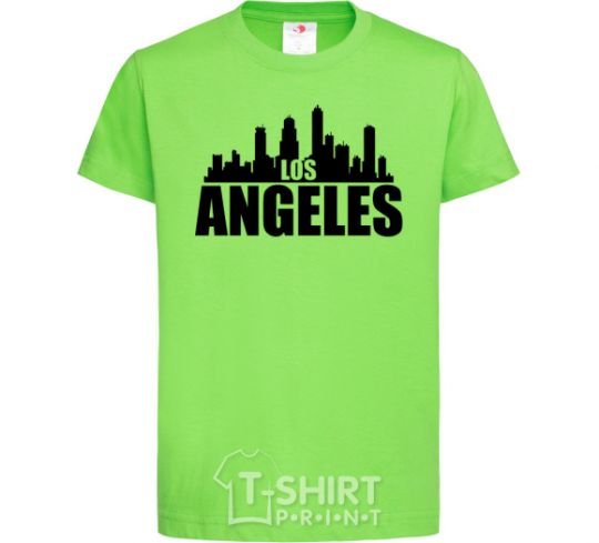 Детская футболка Los Angeles towers Лаймовый фото