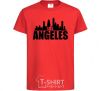 Kids T-shirt Los Angeles towers red фото
