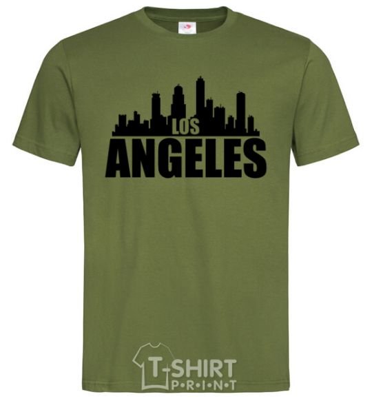Мужская футболка Los Angeles towers Оливковый фото