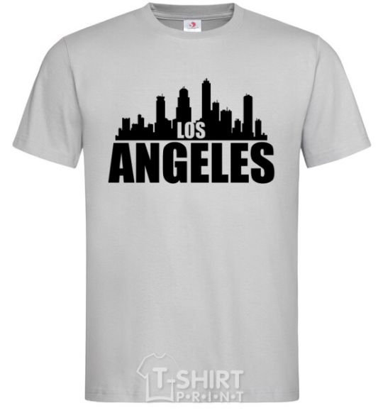 Men's T-Shirt Los Angeles towers grey фото