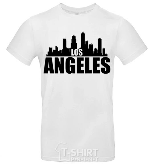 Men's T-Shirt Los Angeles towers White фото