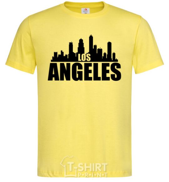 Men's T-Shirt Los Angeles towers cornsilk фото