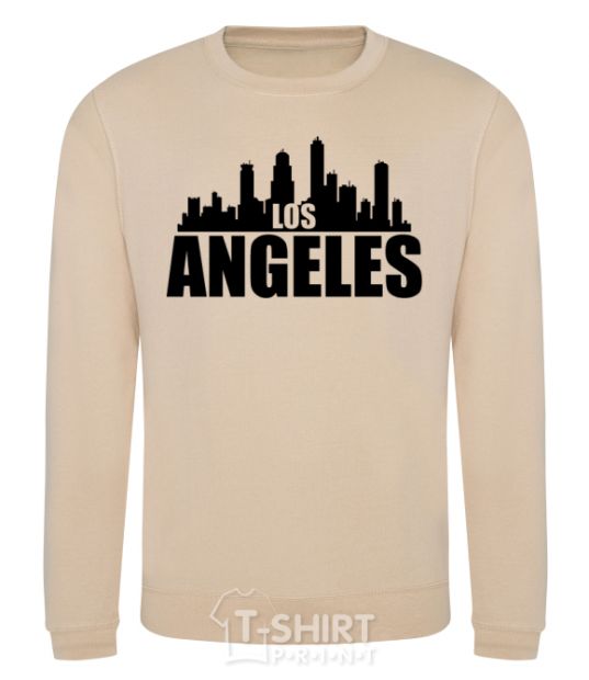 Sweatshirt Los Angeles towers sand фото