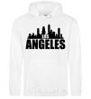 Men`s hoodie Los Angeles towers White фото