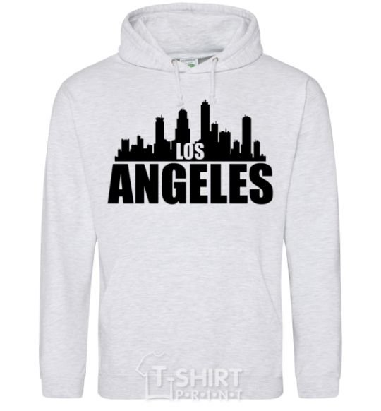 Men`s hoodie Los Angeles towers sport-grey фото