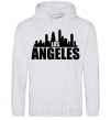 Men`s hoodie Los Angeles towers sport-grey фото