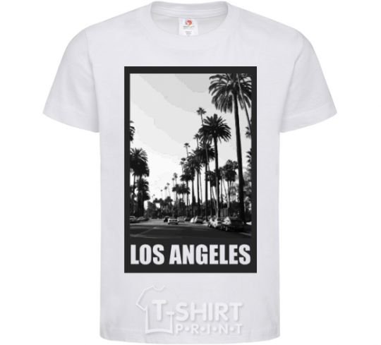 Kids T-shirt Los Angeles photo White фото