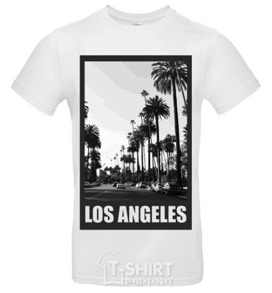 Men's T-Shirt Los Angeles photo White фото