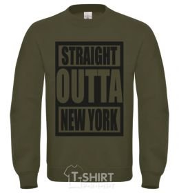 Sweatshirt Straight outta New York sand фото
