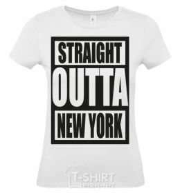 Women's T-shirt Statue of Liberty White фото