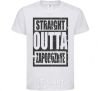 Kids T-shirt Straight outta Zaporozhye White фото