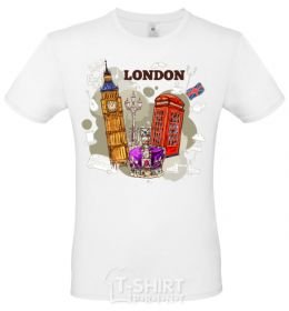 Мужская футболка Hello England Белый фото