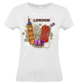 Женская футболка Hello England Белый фото