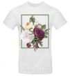 Men's T-Shirt Roses White фото
