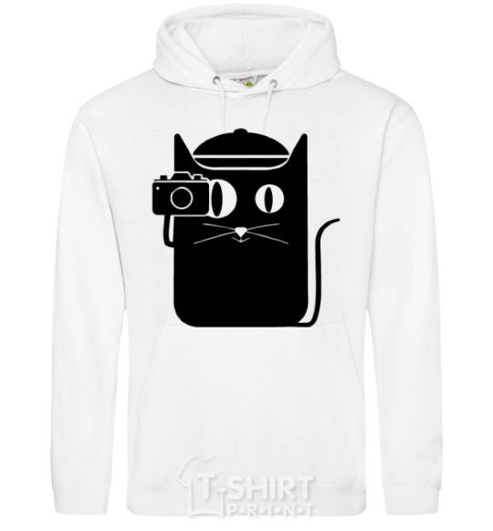 Men`s hoodie Coto photo White фото