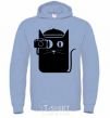 Men`s hoodie Coto photo sky-blue фото