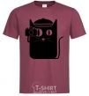 Men's T-Shirt Coto photo burgundy фото