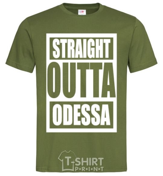 Men's T-Shirt Straight outta Odessa millennial-khaki фото