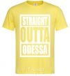 Men's T-Shirt Straight outta Odessa cornsilk фото