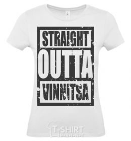 Women's T-shirt Vinnitsa Capital of world White фото