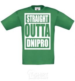 Детская футболка Straight outta Dnipro Лаймовый фото
