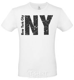 Men's T-Shirt New York city White фото