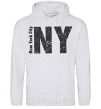 Men`s hoodie New York city sport-grey фото