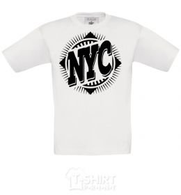 Kids T-shirt NYC White фото