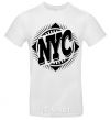 Men's T-Shirt NYC White фото