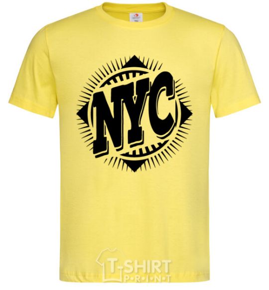 Men's T-Shirt NYC cornsilk фото