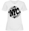 Женская футболка NYC Белый фото