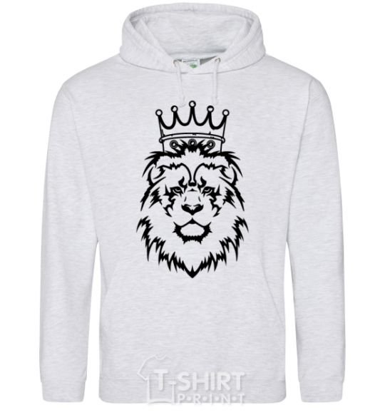 Men`s hoodie The Lion King V.1 sport-grey фото
