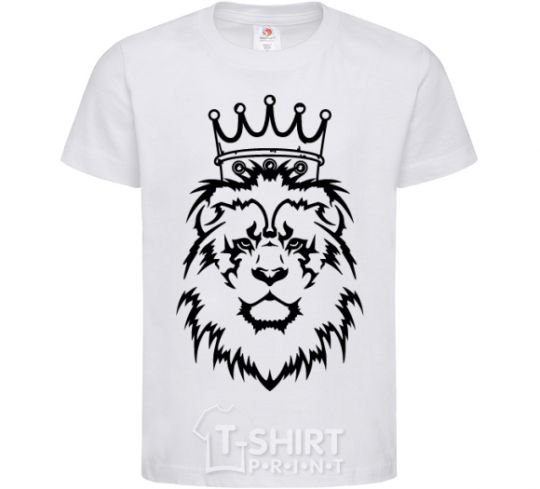 Kids T-shirt The Lion King V.1 White фото